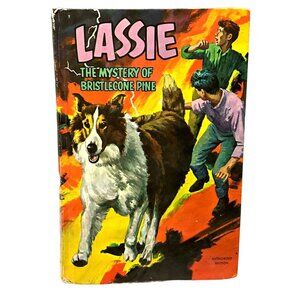 VTG LASSIE THE MYSTERY OF BRISTLECONE PINE HARDBACK 1967 ILLSTRD WHITMAN BOOKS